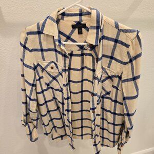 Jcrew checkered button down